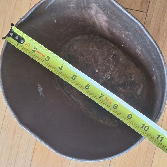 Vintage Hammond's World Map Waste Basket Garbage Can Tin Litho Trash Can 50s 60s - Picture 9 of 14